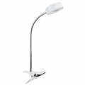 Globe Electric Wht Led Clip Lamp 12650